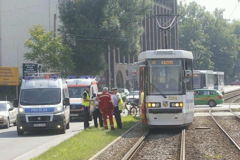 Wrocław: Wypadek na Sienkiewicza. Nie jeździły tramwaje