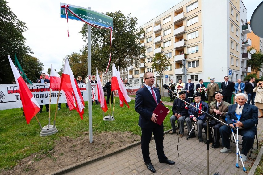 Skwer im. Żołnierzy Narodowych Sił Zbrojnych w Szczecinie [ZDJĘCIA]