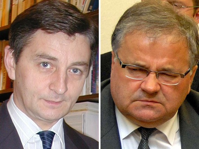 Marek Kuchciński (z lewej) i Stanisław Ożóg mają największe szanse zostać pełnomocnikami PiS na Podkarpaciu.