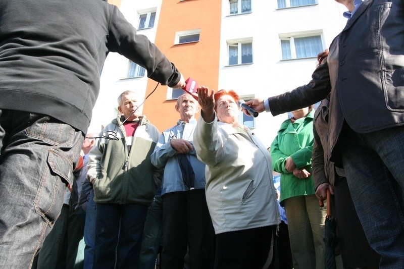 Protest na ul. Kapitulnej