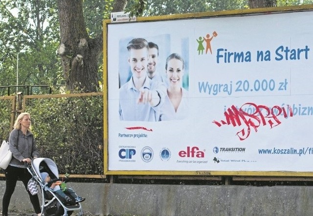 W kilku miejscach w Koszalinie jest widoczna reklama projektu. Szczegółów można szukać na stronie www.koszalin.pl/firma