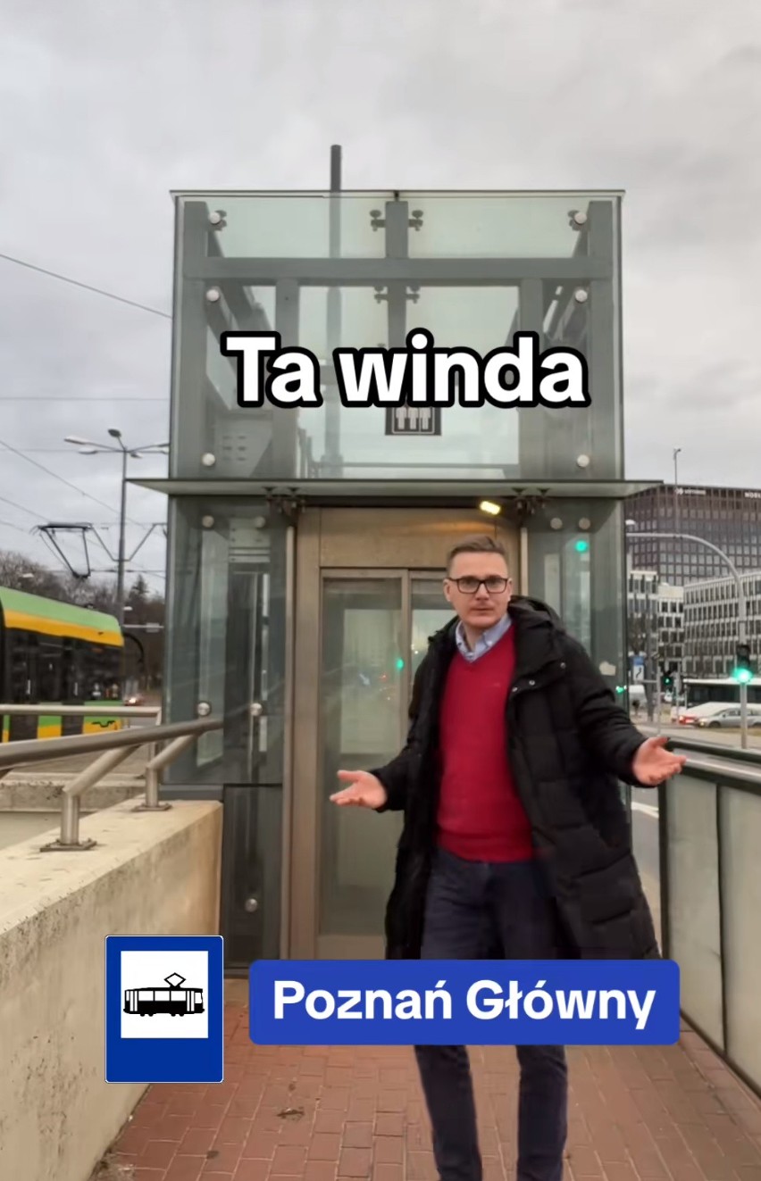 Nie działa winda na przystanku "Poznań Główny"