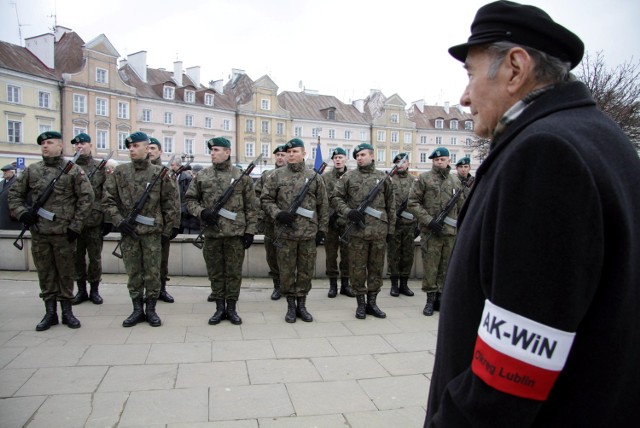 Uroczystości z okazji Dnia Żołnierzy Wyklętych w Lublinie w 2014 roku