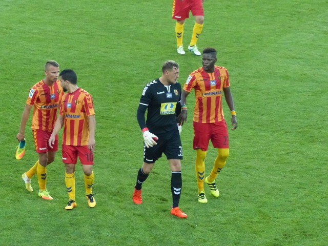 Bramkarz Maciej Gostomski zachował czyste konto w meczu z Arką.
