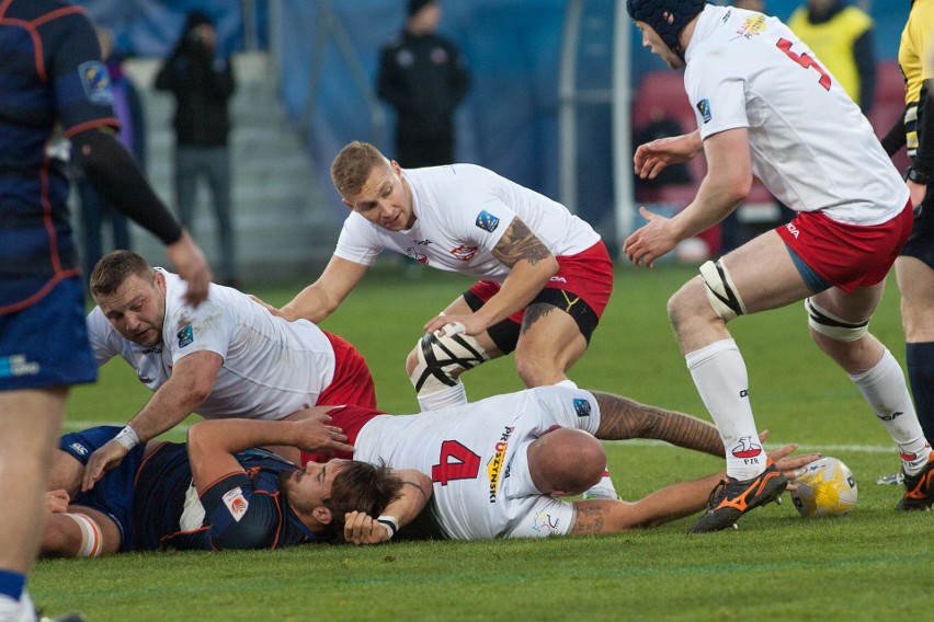 Rugby. Holendrzy nie mieli litości. Wysoka porażka Polaków na Arenie Lublin (ZDJĘCIA)