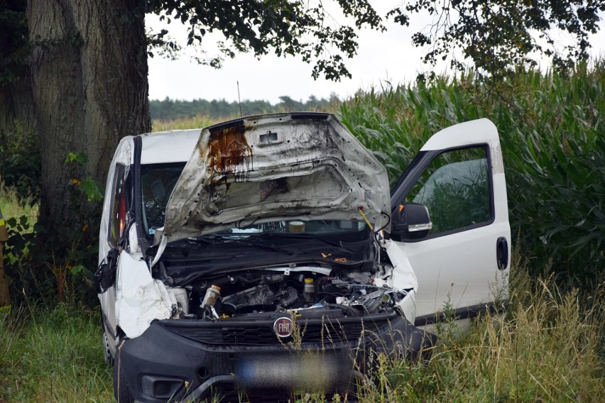 Wypadek koło Dretynia