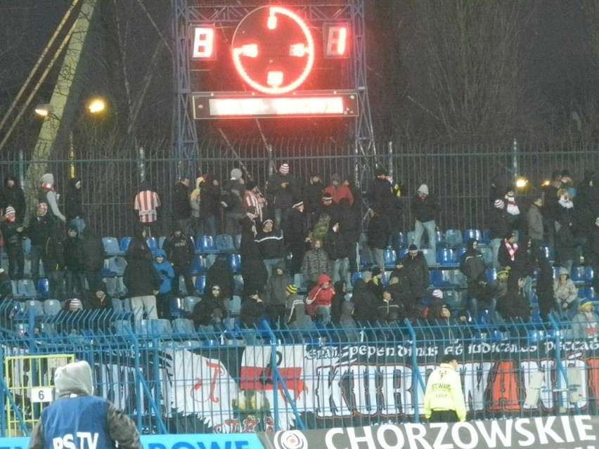 Kibice na meczu Ruch Chorzów - Cracovia 3:2 (GALERIA)