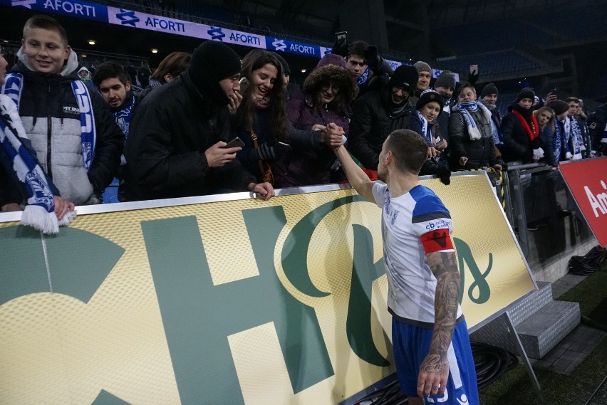 Podczas meczu Lech Poznań - Wisła Płock (2:1) atmosfera na...