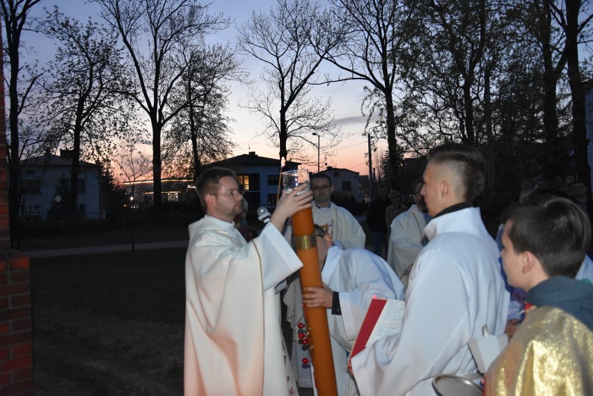 Liturgia Nocy Paschalnej w Myszkowie