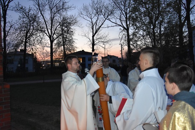Liturgia Nocy Paschalnej w Myszkowie