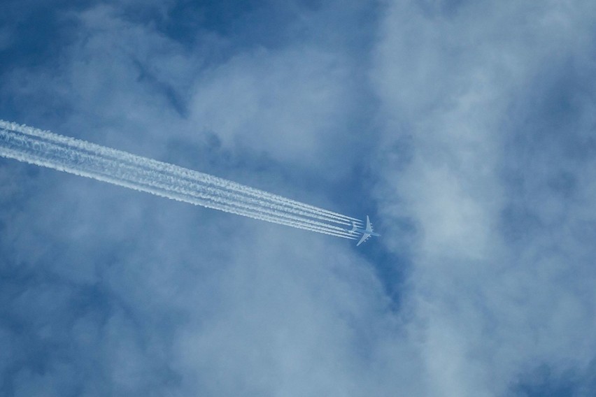 Samolot Antonov An-225 Mrija nad Podkarpaciem [ZDJĘCIA INTERNAUTY]