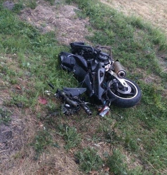 Tragiczny wypadek w Hucie Wiskickiej - zginął 31-letni motocyklista