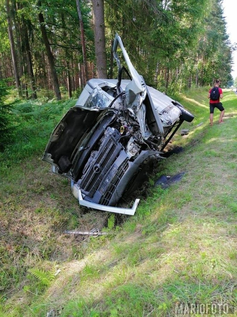 Zderzenie na trasie Szumirad - Chudoba.