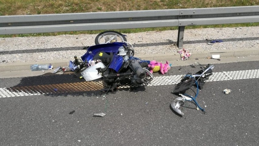 Tragiczny wypadek motocyklisty na S8 [ZDJĘCIA]