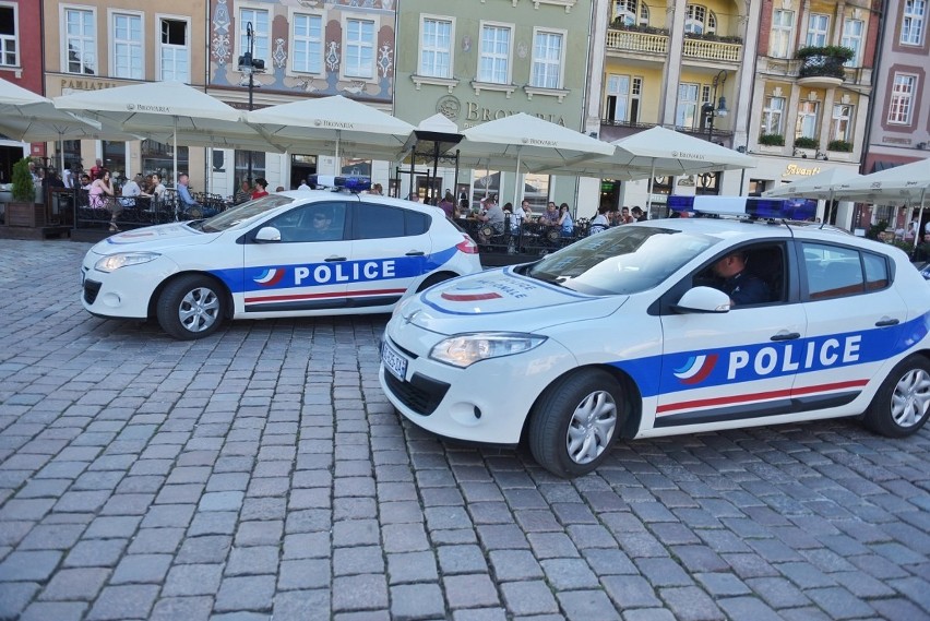 Poznaniaków zaskoczył widok francuskich radiowozów i...