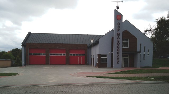 Budynek Ochotniczej Straży Pożarnej w Małogoszczu jest już gotowy. Wkrótce uroczyste otwarcie.