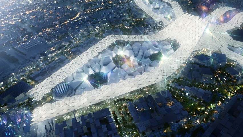 Wizualizacje obiektów na Dubai Expo 2020.