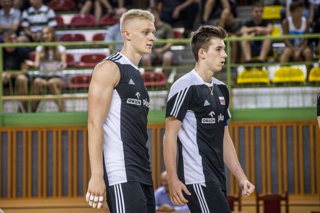 Jakub Ziobrowski (od lewej) i Tomasz Fornal trenują już z zespołem Cerradu Czarnych Radom.