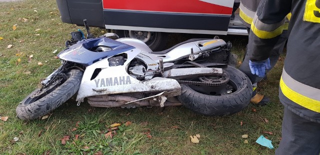 Śmiertelny wypadek w Odechowcu w gminie Skaryszew. Zginął 19-letni motocyklista.