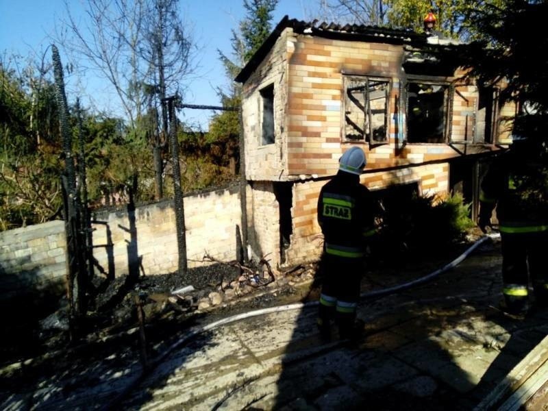 Pożar budynku gospodarczego w Barcicach. Z ognia nie uciekły nawet gołębie