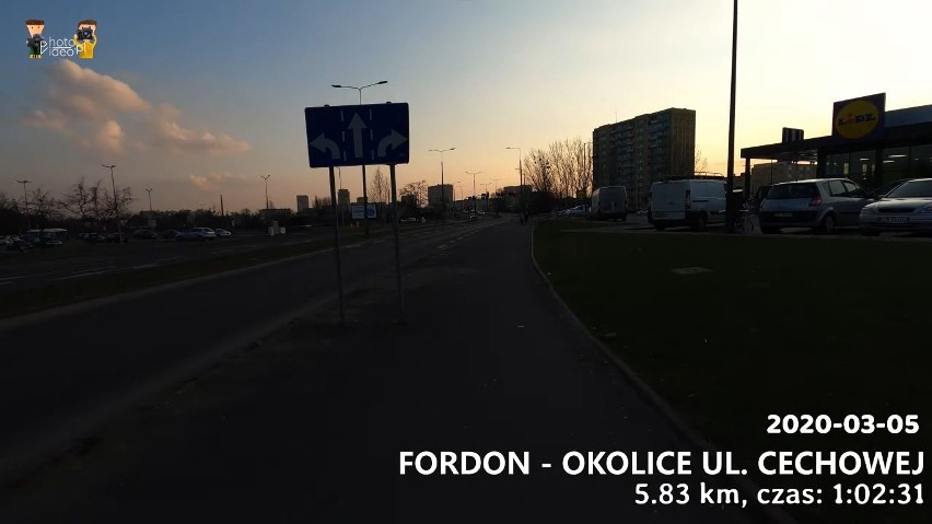 Fordon - okolice Cechowej, dystans 5,83 km