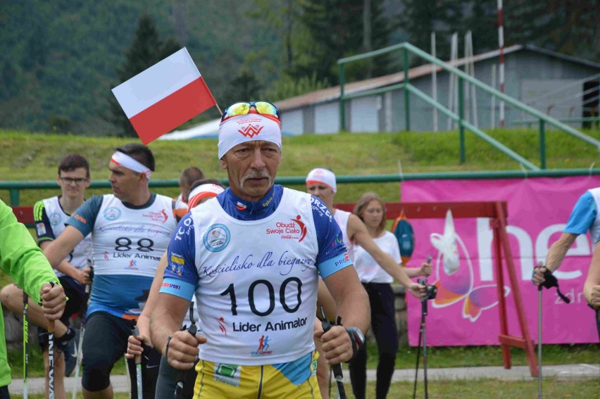 Kościelisko. Ścigali się w zawodach Nordic Walking. Wystartowała też Krystyna Guzik [ZDJĘCIA]