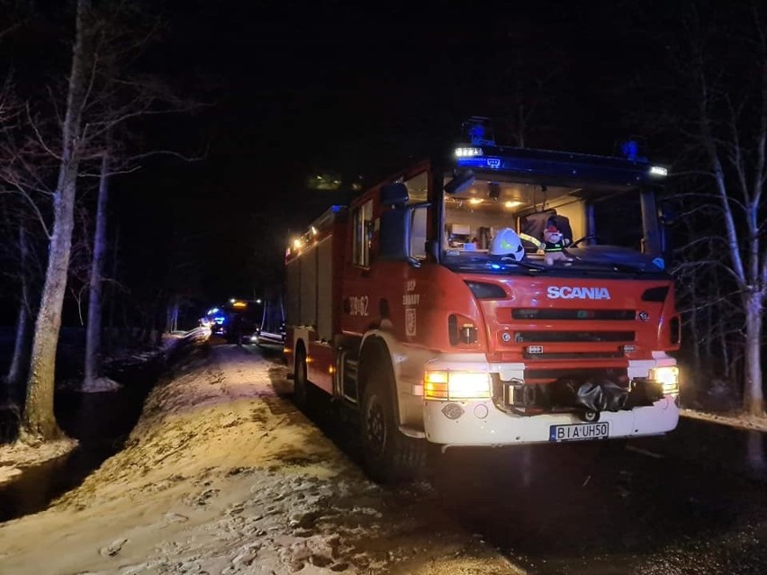 Zawady-Kolonia. Wypadek na DK 64. Dwie osoby zostały ranne