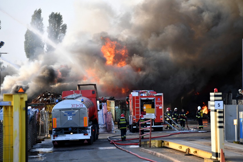 Pożar przy ul. Pomorskiej w Szczecinie, 20.09.2020