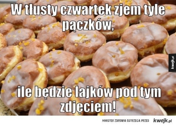 Tłusty Czwartek MEMY...