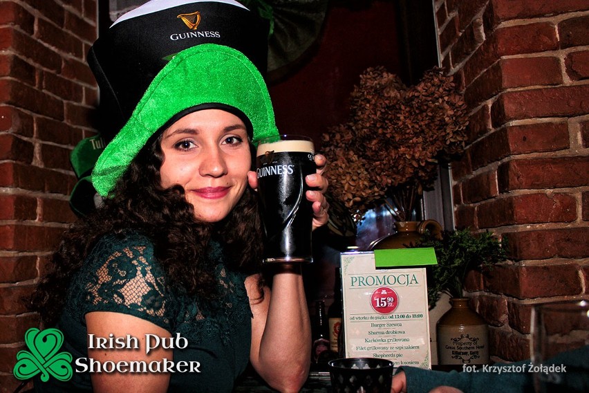 Dzień świętego Patryka w Irish Pub Shoemaker