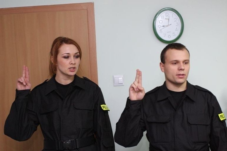 KPP Mońki: Nowi policjanci złożyli ślubowanie