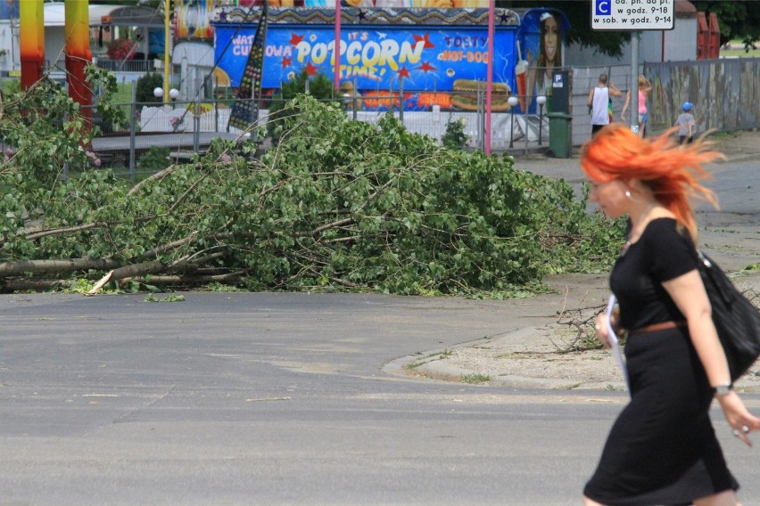 Skutki wichury, która przeszła nad miastem w nocy z...