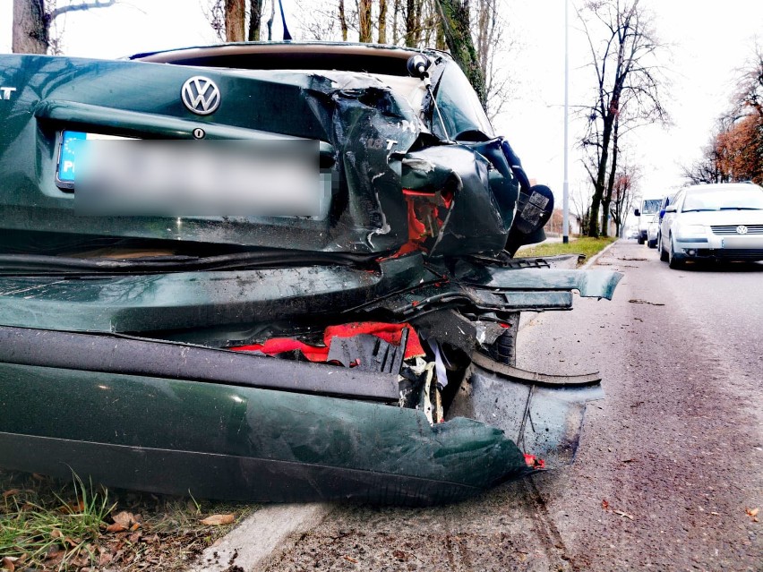 Wypadek w Koszalinie. Zderzenie dwóch aut na ulicy Morskiej [zdjęcia]