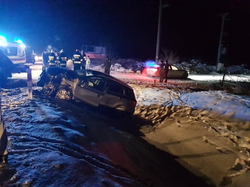 Miastkowo: Wypadek na DK 61. Zderzenie ciężarówki z...