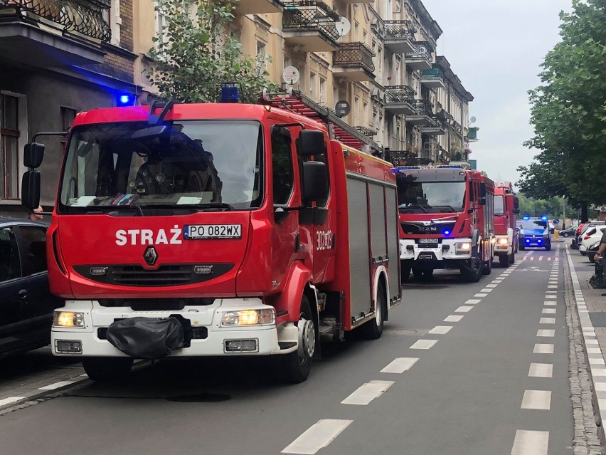 Poznań: Zapadła się podłoga w budynku na Jeżycach....