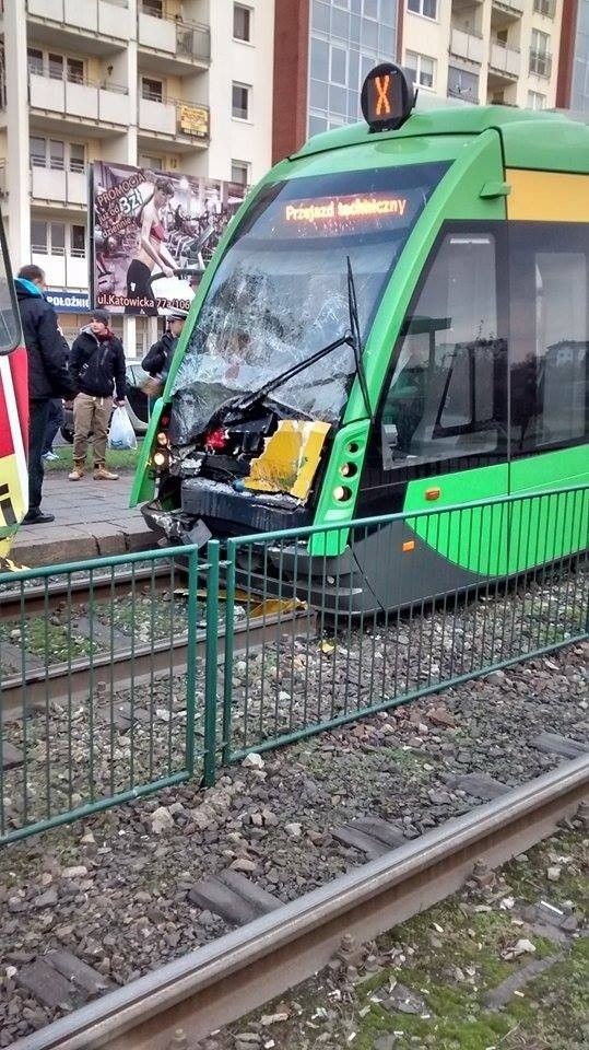 Zderzenie tramwajów na Polance