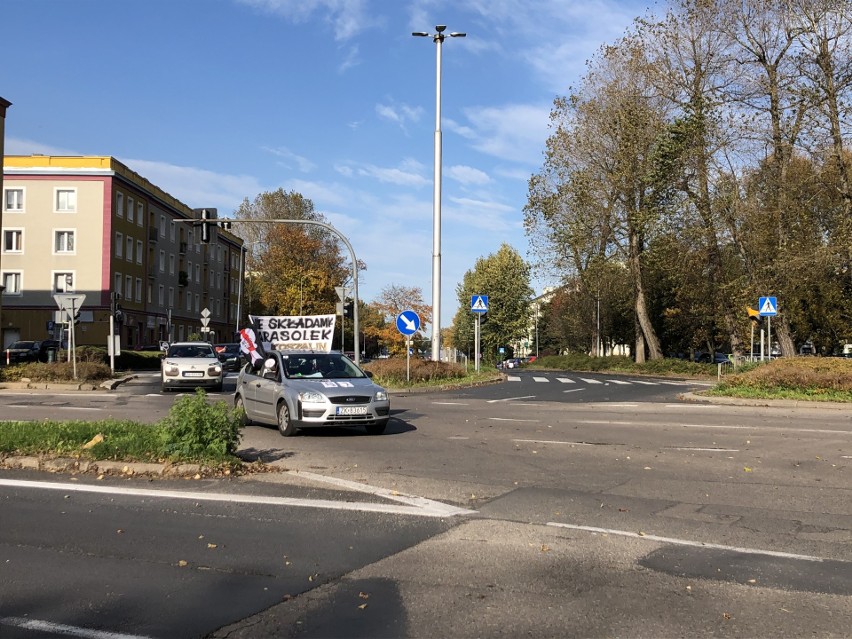 Strajk samochodowy w Koszalinie