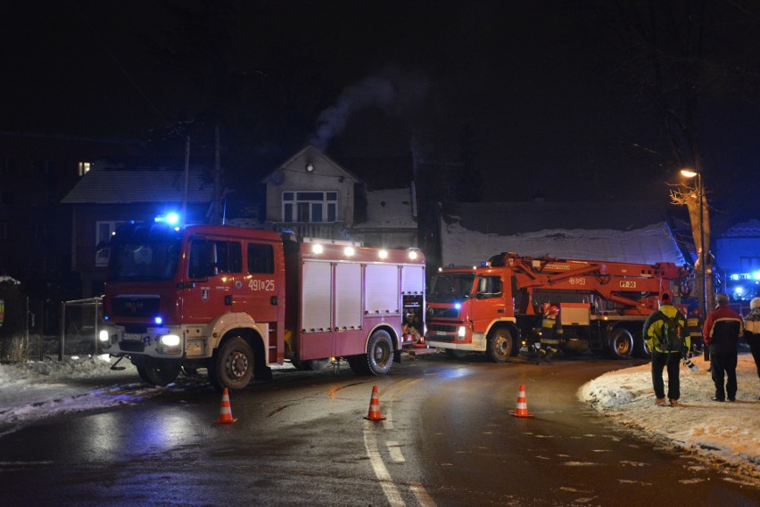 Nowy Targ: Groźny pożar. Na szczęście strażakom udało się zapobiec tragedii