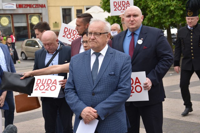 Dziś (16.06) na rybnickim rynku odbyła się konferencja prasowa Prawa i Sprawiedliwości