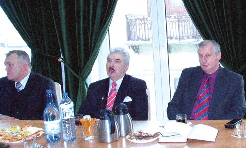 Od lewej: K. Majkowski, R. Załuska i W. Pakieła