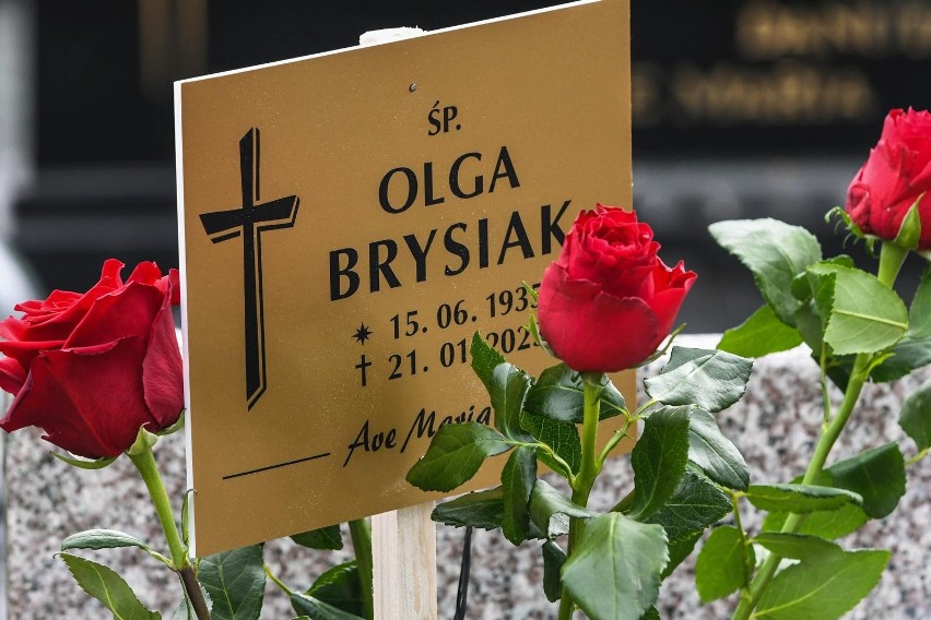 Pogrzeb Olgi Brysiak odbył się na cmentarzu na bydgoskich...