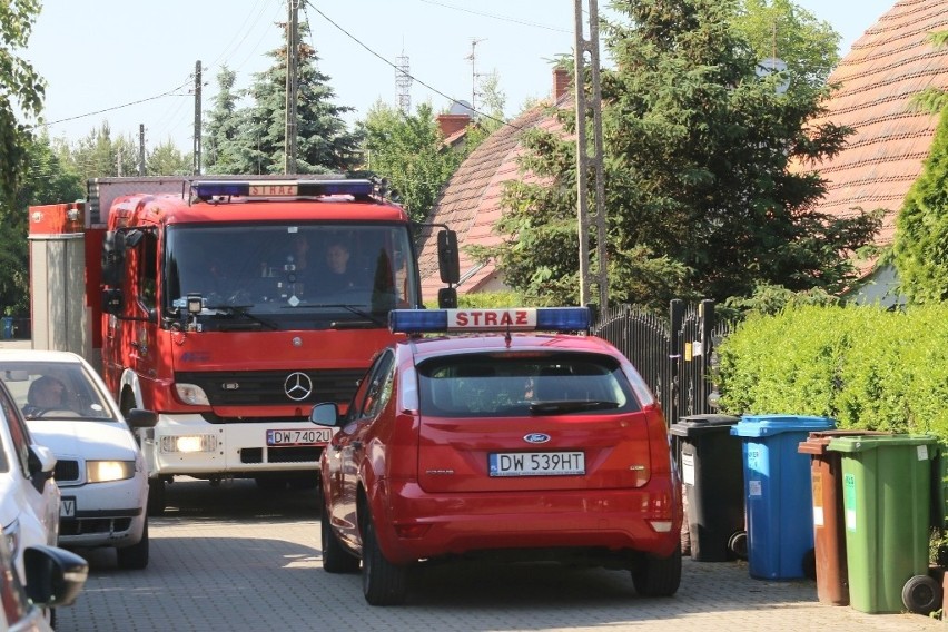 Pożar domu na wrocławskim Ołtaszynie 9.06.2021