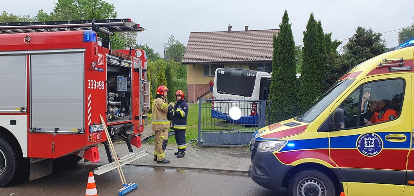 Niecodzienny wypadek autobusu MPK pod Krakowem