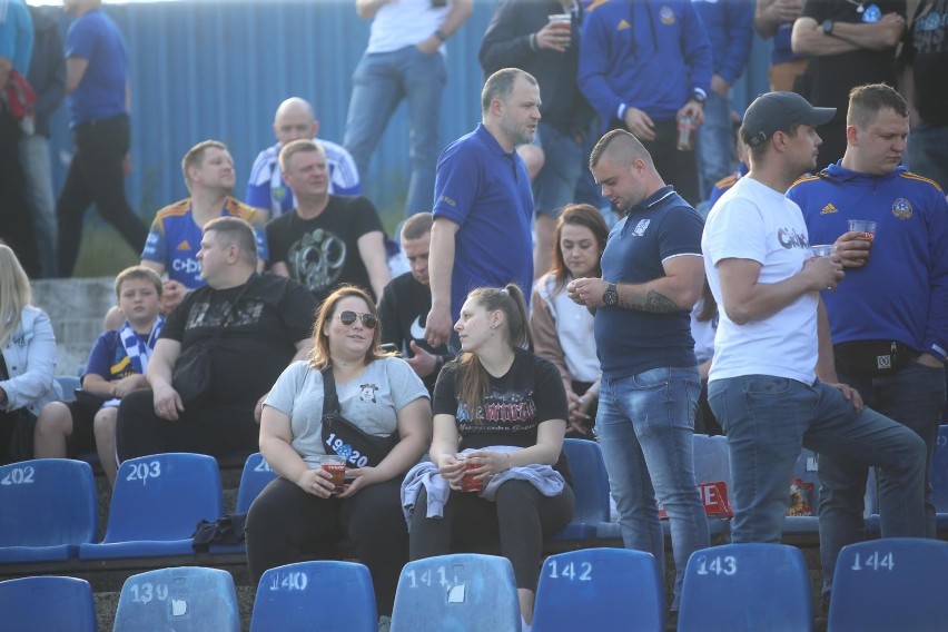 02.06.2021. Kibice na meczu Ruch Chorzów - Miedź II Legnica....