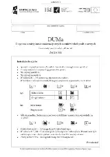 DUMa 2014 - sprawdzian piątoklasisty. Matematyka [ODPOWIEDZI, ARKUSZE]