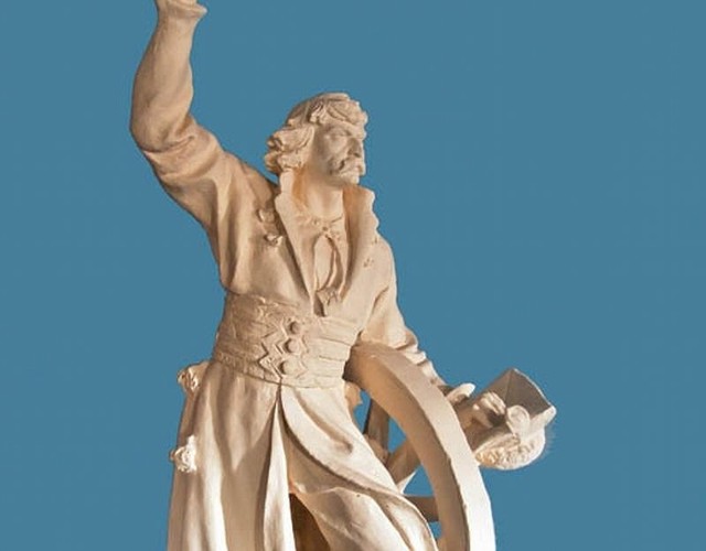 Model pomnika Bartosza Głowackiego po zabiegach konserwacyjnych.
