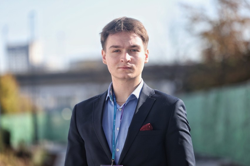 Maksymilian Gaszewski, wiceprzewodniczący Młodzieżowej Rady...
