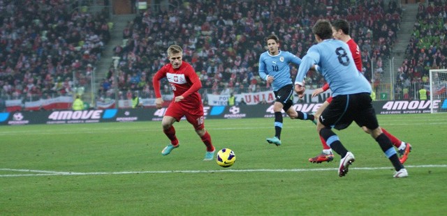 W meczu towarzyskim rozegranym w Gdańsku reprezentacja Polski przegrała z reprezentacją Urugwaju 1:3 (0:2).