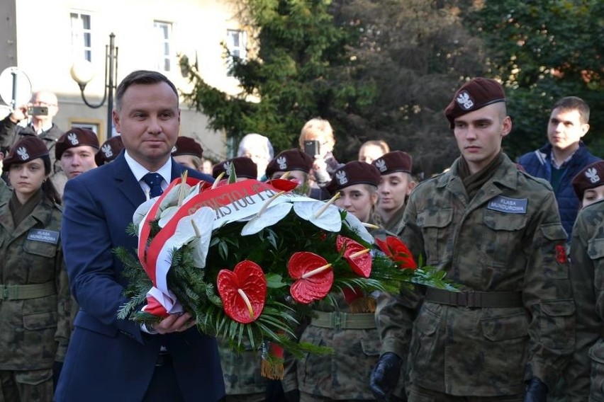Prezydent RP Andrzej Duda odwiedził Wodzisław Śląski w 2017...