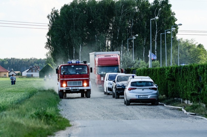 Pożar hali w Zakrzewie